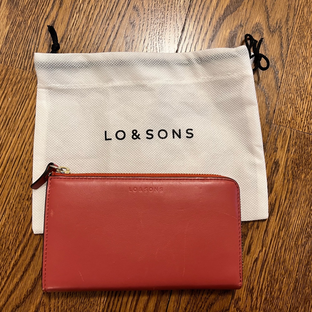 Lo & Sons Leather Wallet - Red ❤️